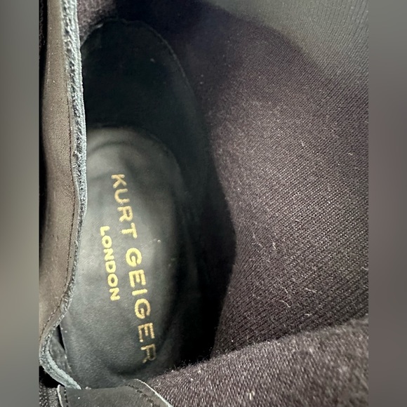 Kurt Geiger London Swiss Studded Heeled Boots are a size 38/US 7. - Picture 4 of 9